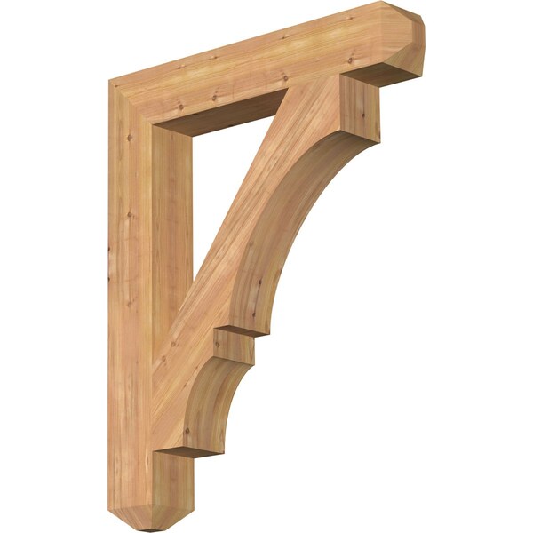 Ekena Millwork Balboa Craftsman Smooth Bracket, Western Red Cedar, 5 1/2"W x 34"D x 42"H BKT06X34X42BOA04SWR - main